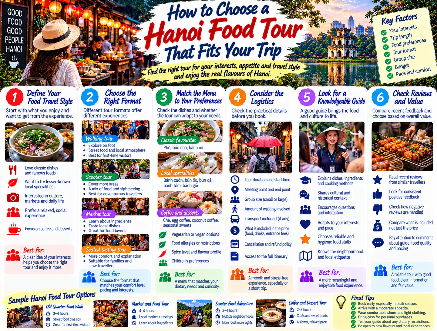 How to Choose a Hanoi Food Tour That Fits Your Trip