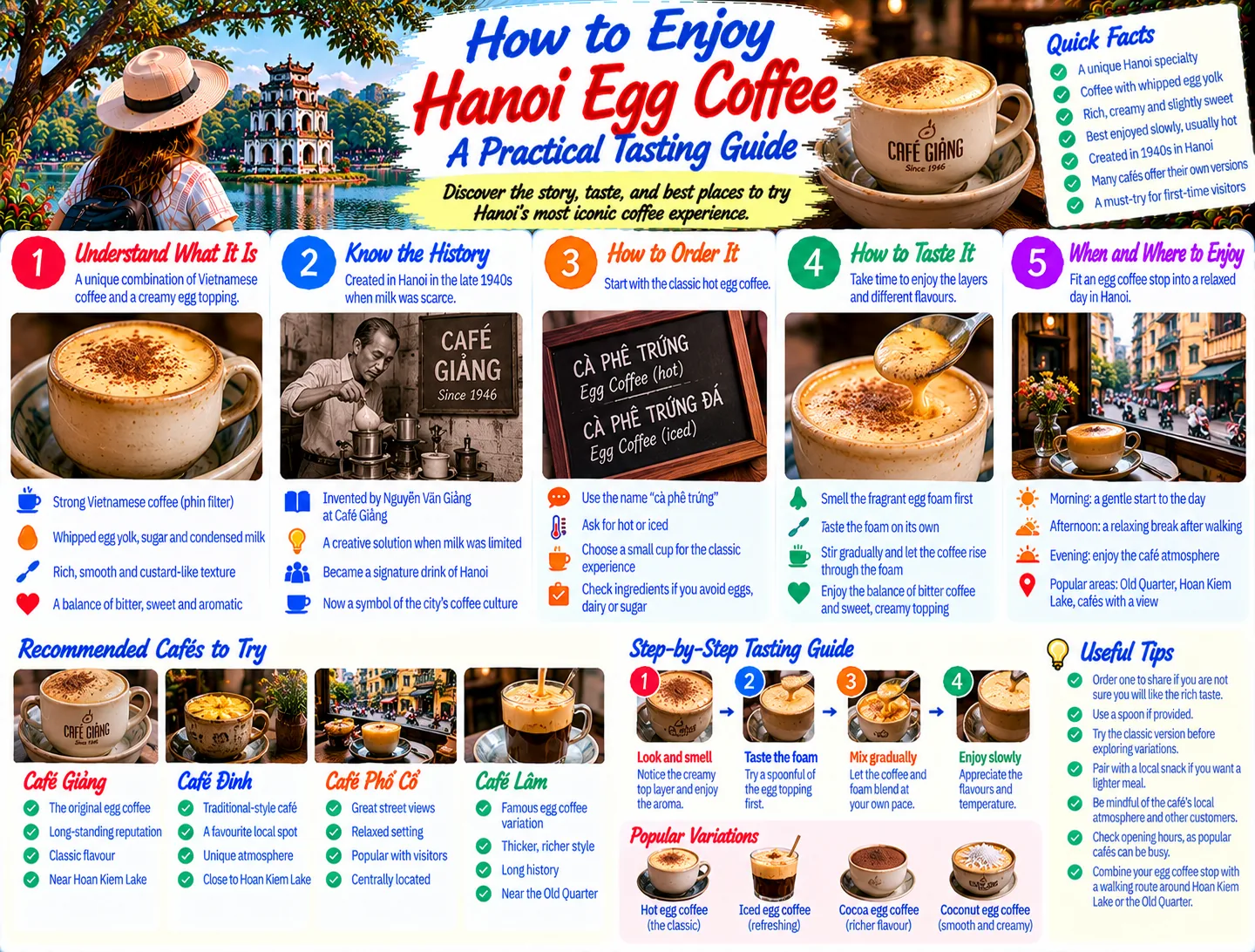 How to Enjoy Hanoi Egg Coffee: A Practical Tasting Guide